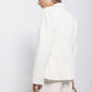 Blazer minimal bianco da donna