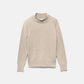 Maglione dolcevita in maglia rasata