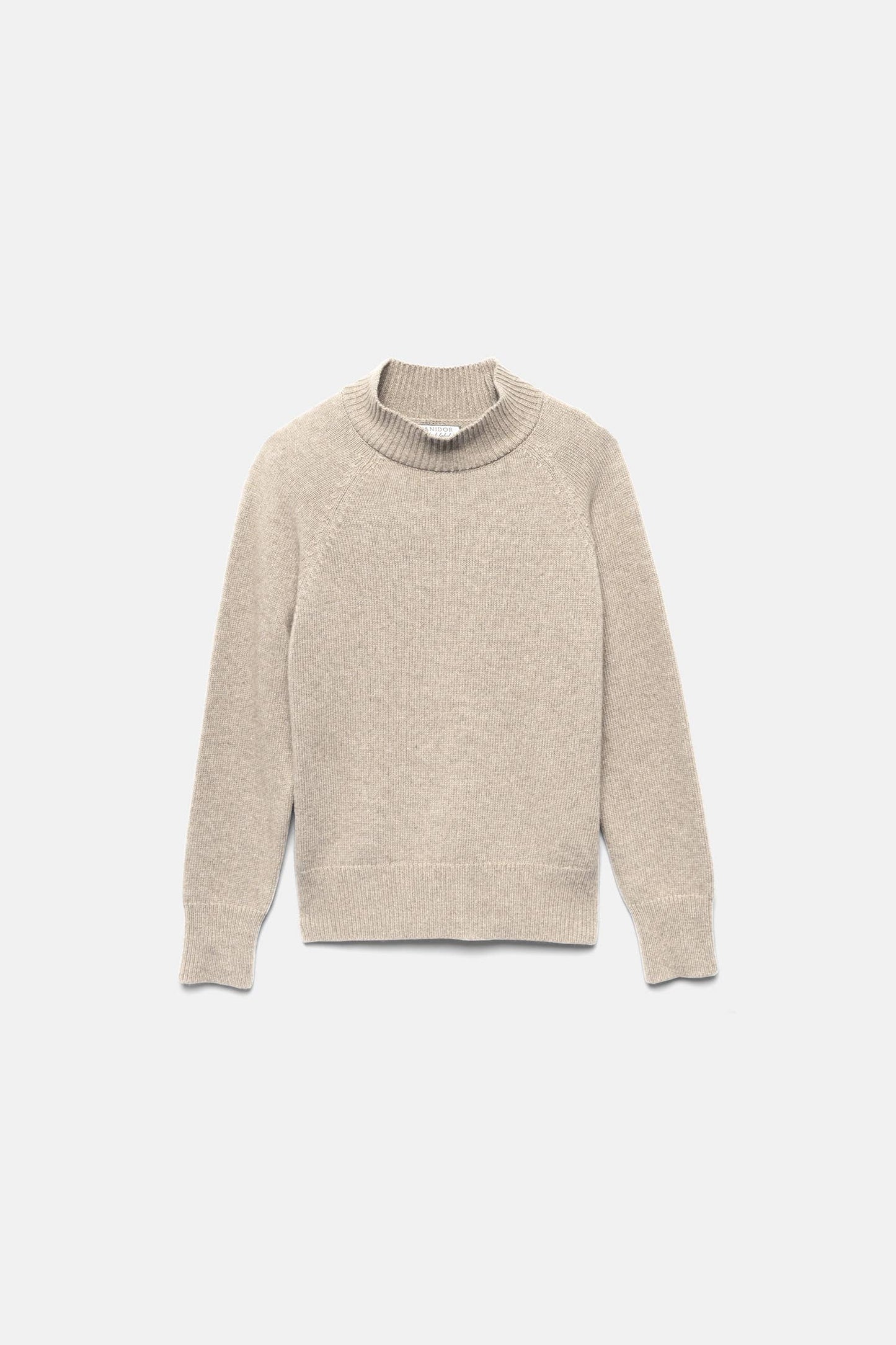 Maglione dolcevita in maglia rasata