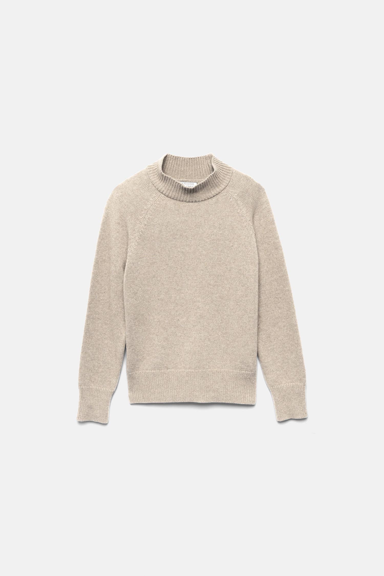 Maglione dolcevita in maglia rasata