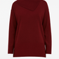 Maglia in Lana e Cashmere con Collo a Cascata