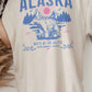 T-shirt oversize grafica Alaska