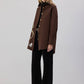 Camicia oversize in gabardine ricamata