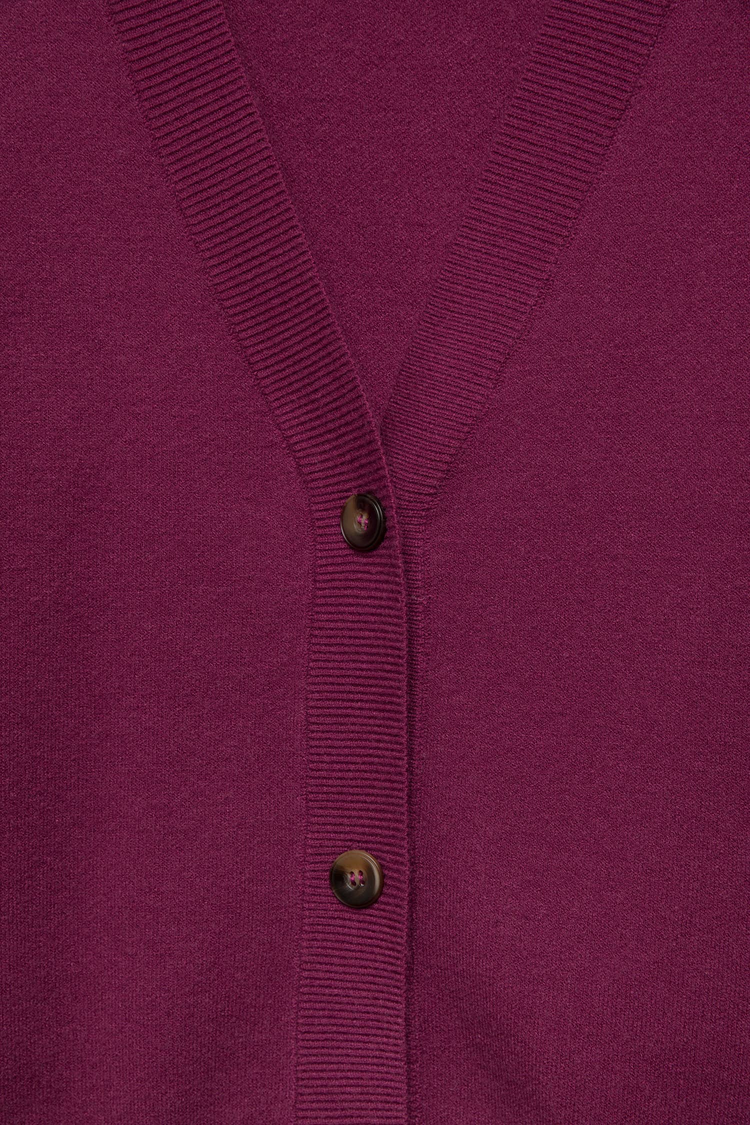 Cardigan in maglia con scollo a V