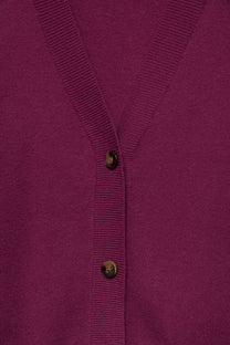 Cardigan in maglia con scollo a V