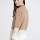 Maglia Nervo bicolore in lana e cashmere