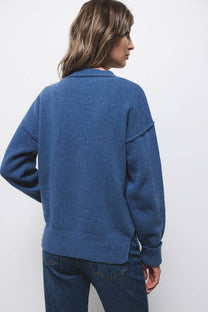 Cardigan in maglia con scollo a V e bottoni