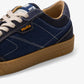 Sneakers vegane blu navy in pelle di fungo