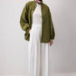 Giacca bomber imbottita oversize verde oliva
