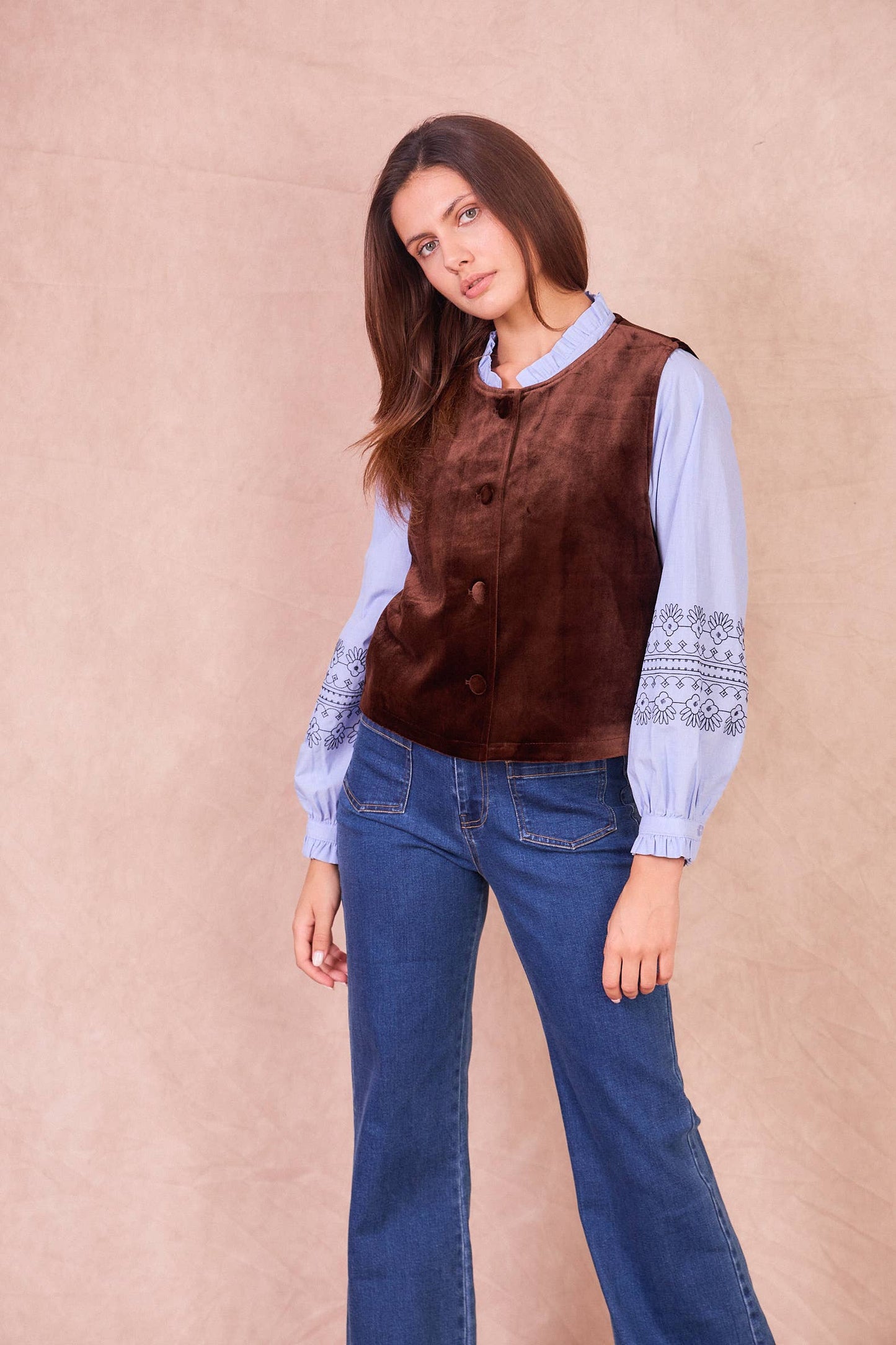 Gilet in velluto Gypsy
