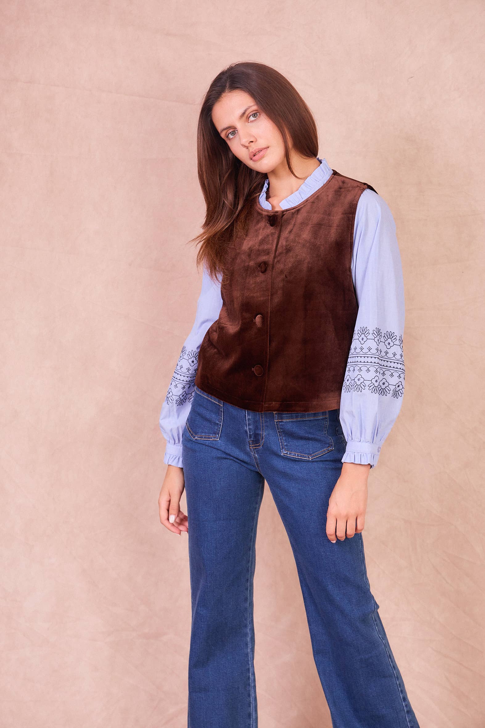 Gilet in velluto Gypsy