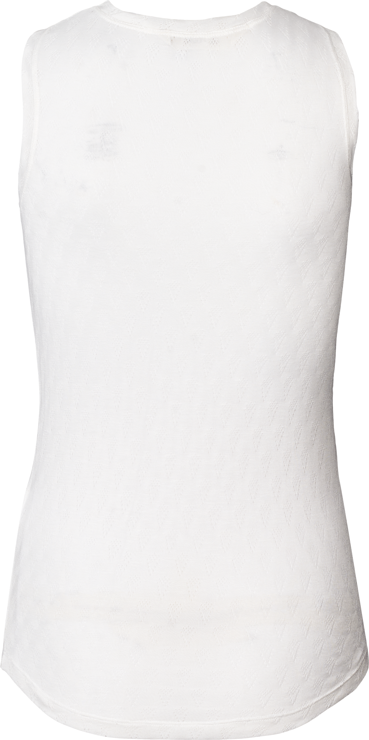 Top in seta Alberte senza maniche bianco
