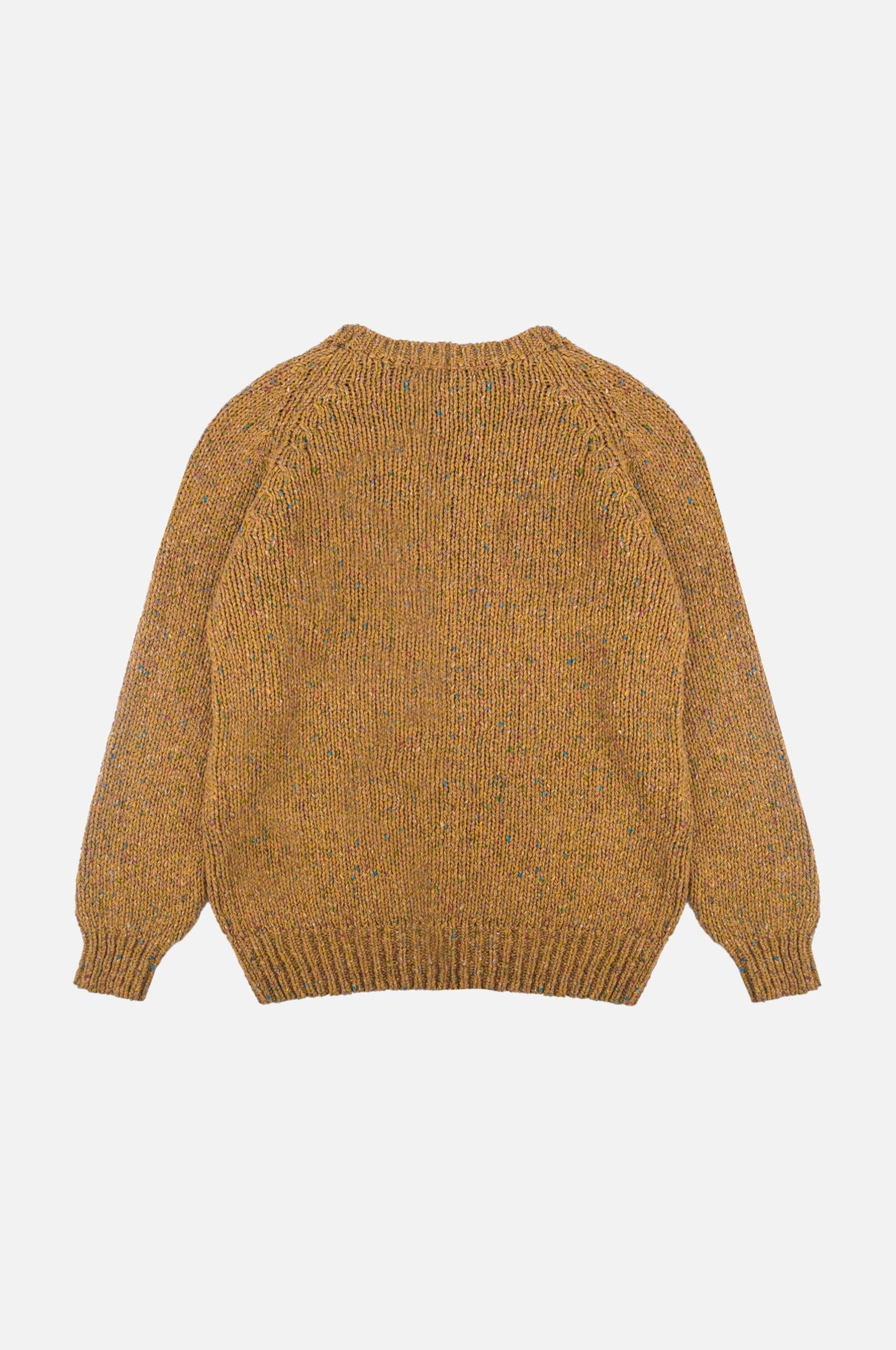 Maglione uomo in maglia color Dijon