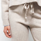Pantaloni in maglia con coulisse e vita elastica