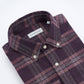 Camicia in flanella Abies bordeaux