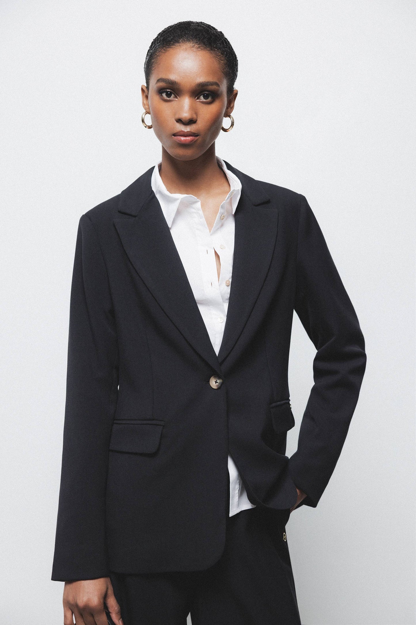 Blazer monopetto essenziale