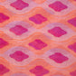 Sciarpa stampata multicolor in lana e modal
