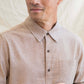 Camicia Larson in chambray ruggine
