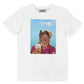 T-shirt unisex Alf Milkshake stile anni 80 in cotone biologico