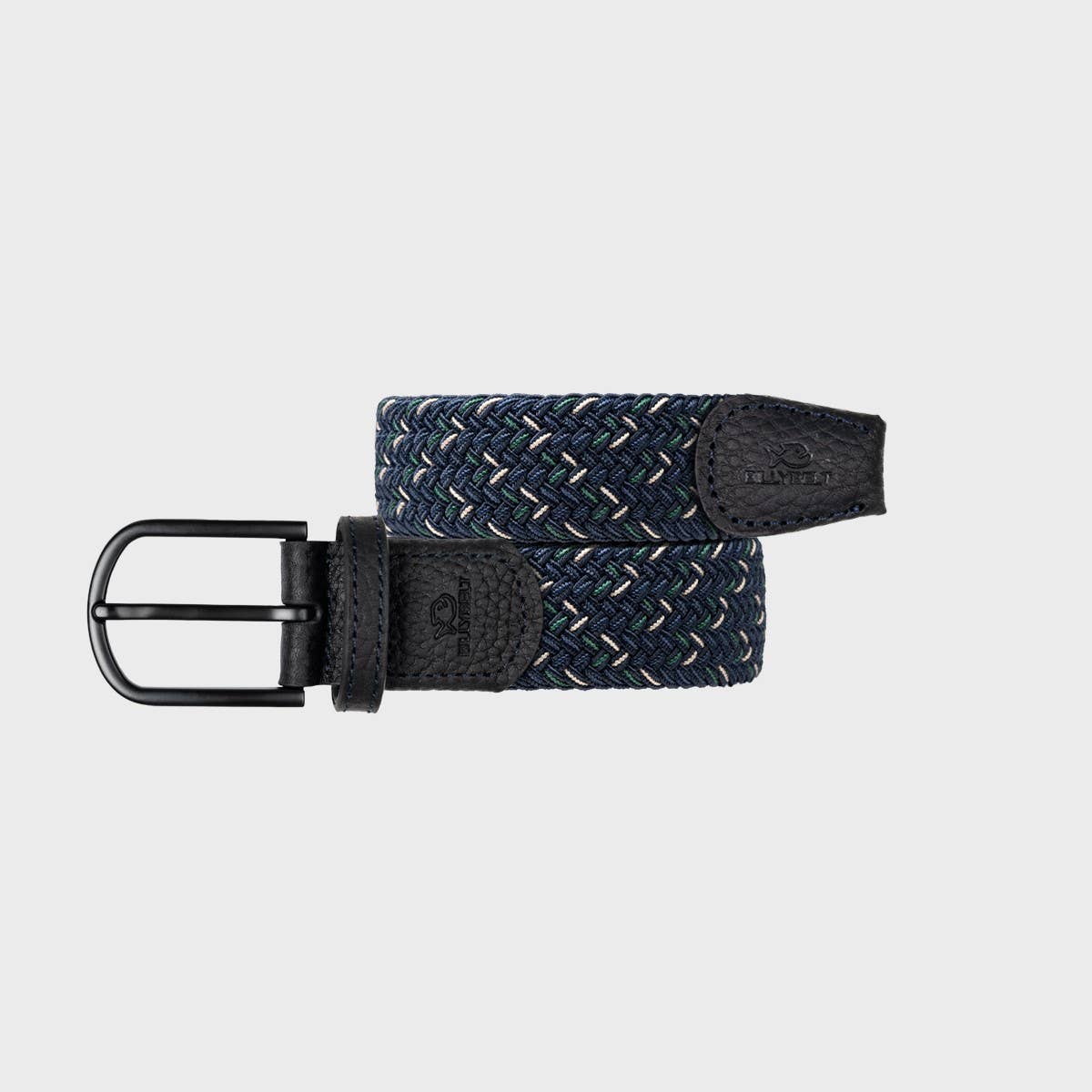 Cintura elastica intrecciata multicolore