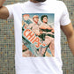 T-shirt Chips anni ’80 in cotone biologico con stampa