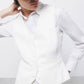 Gilet sartoriale con scollo a V e bottoni
