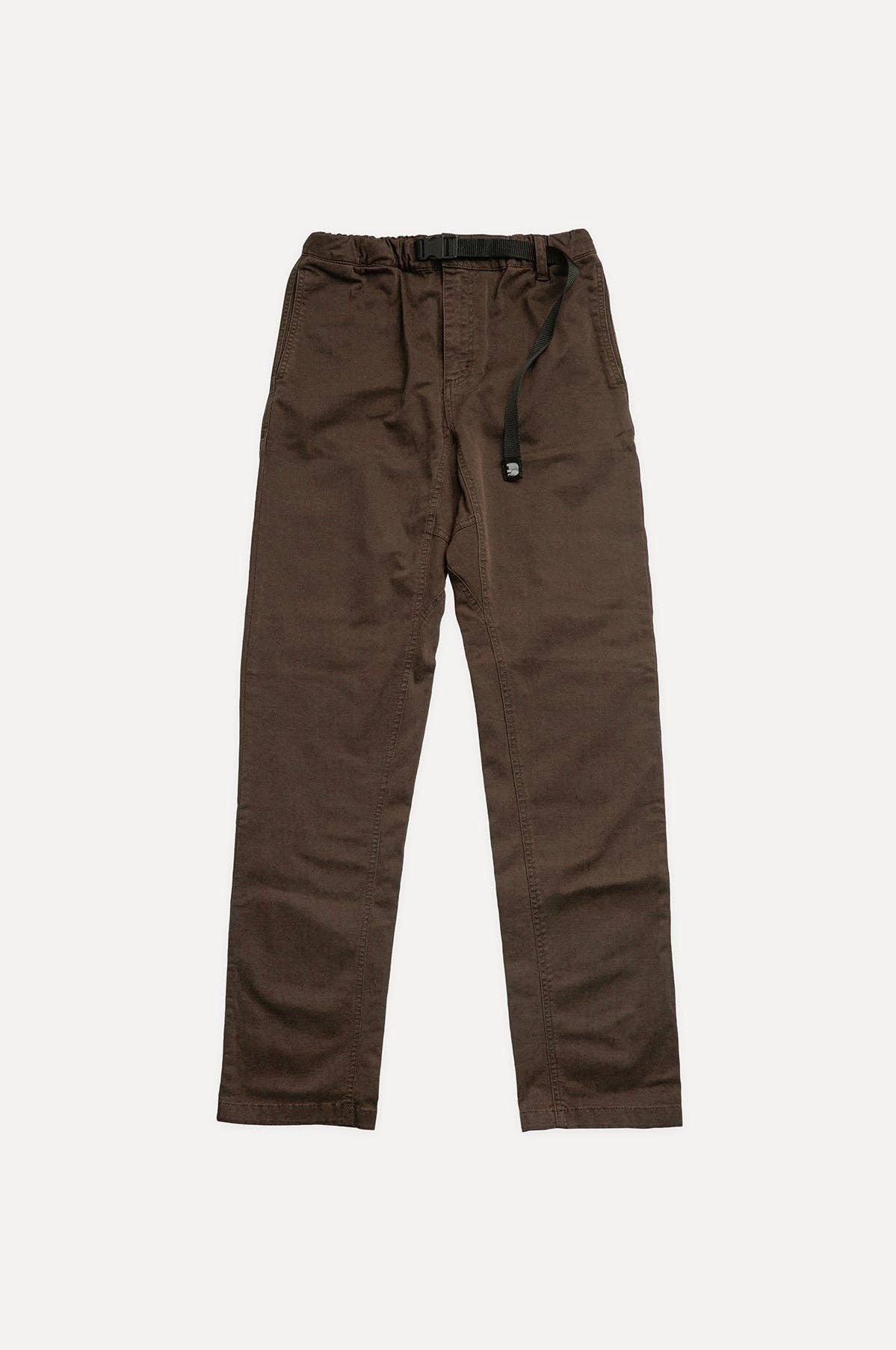 Pantaloni da arrampicata in cotone Ecodye marrone Poplar