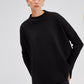 Tunica in maglia oversize con spalle scese