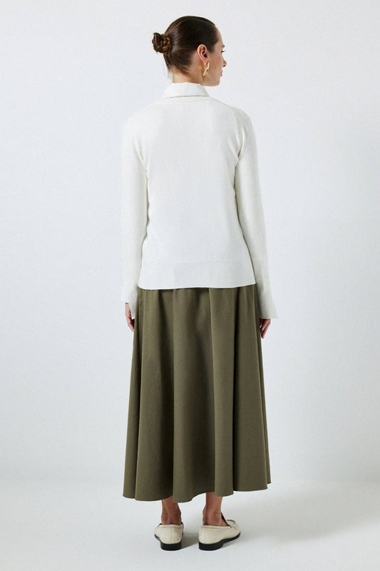 Blusa basic in maglia morbida