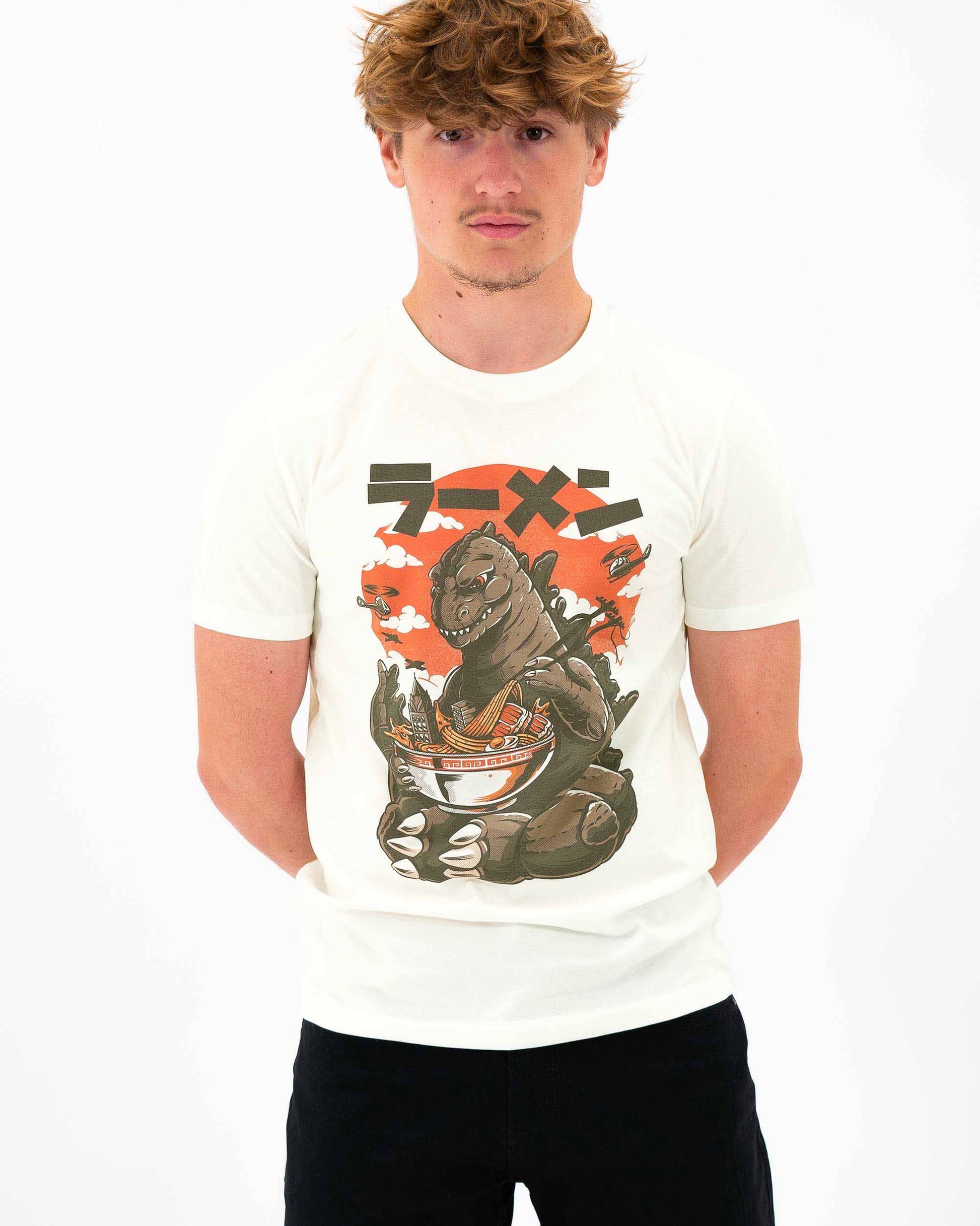 T-shirt unisex Kaiju Ramen con stampa manga