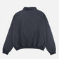 Maglione oversize super heavy con zip a quarto Total Eclipse