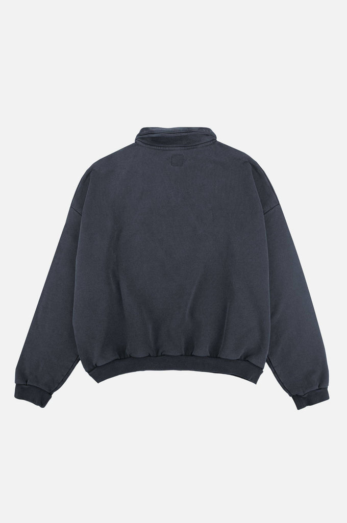 Maglione oversize super heavy con zip a quarto Total Eclipse