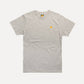 T-shirt Essential Organic Grigio Melange