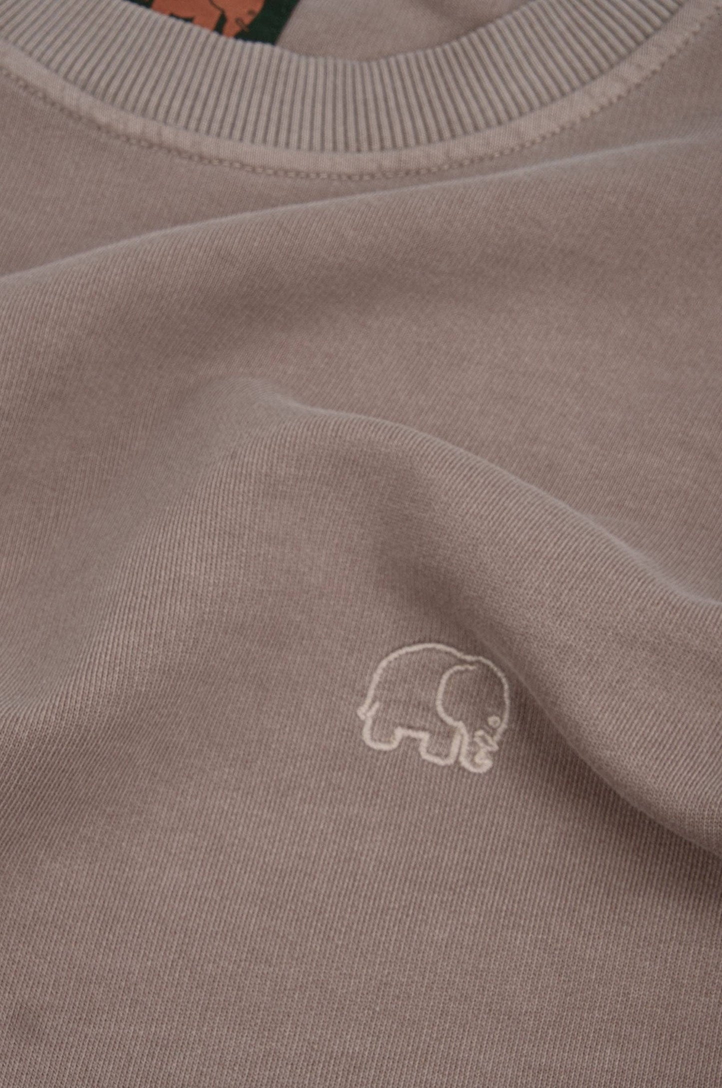 Felpa Oversize Pesante Donna Pigmentata Brindle