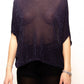 Mini kimono glitterato in maglia 3D