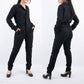 Tuta intera a maniche lunghe con zip