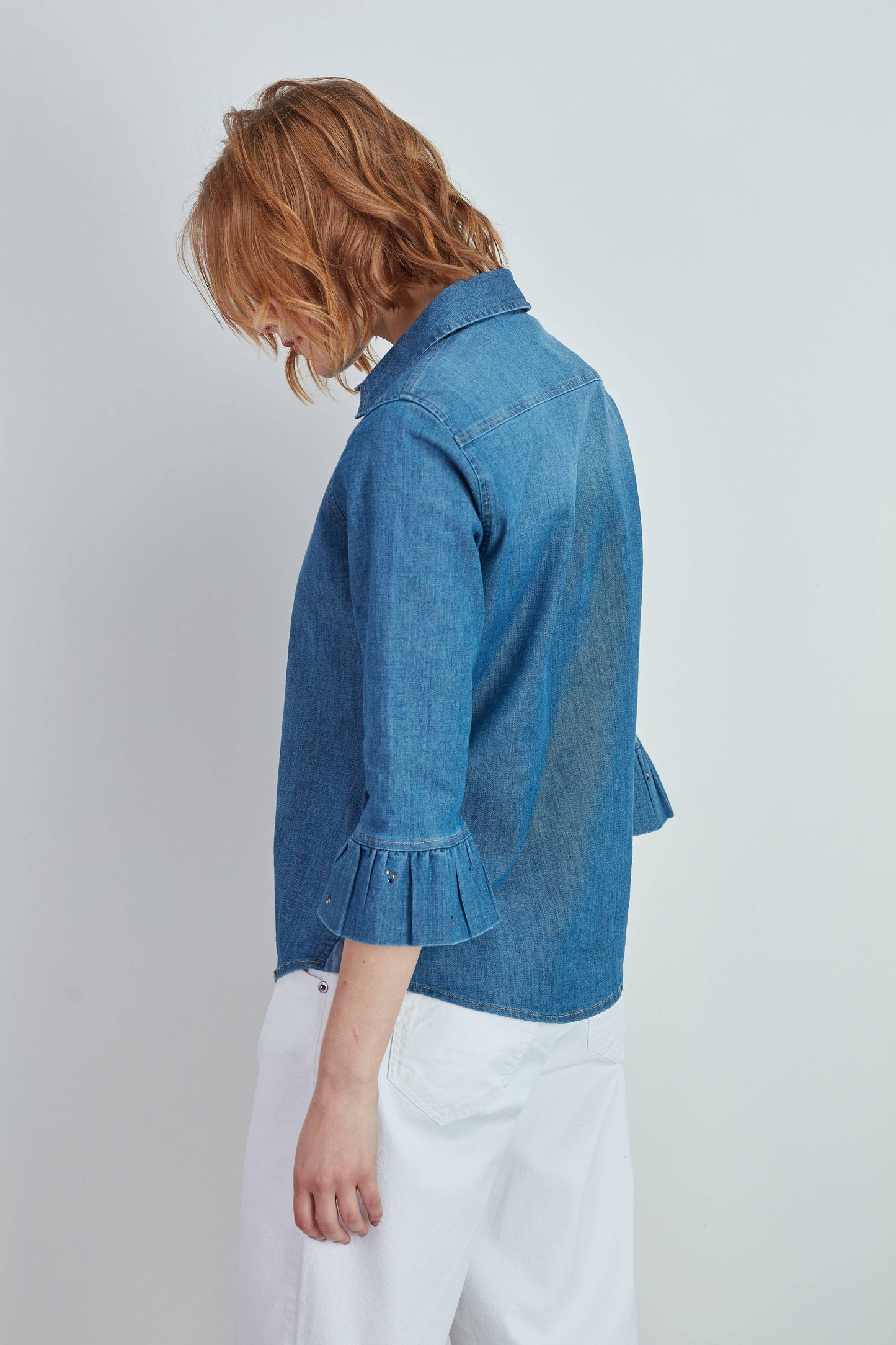 Blusa in denim Ganga