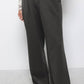 Pantaloni a palazzo con piega frontale
