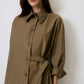 Camicia asimmetrica con cintura