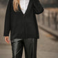 Cardigan Minimal con Bottone Unico