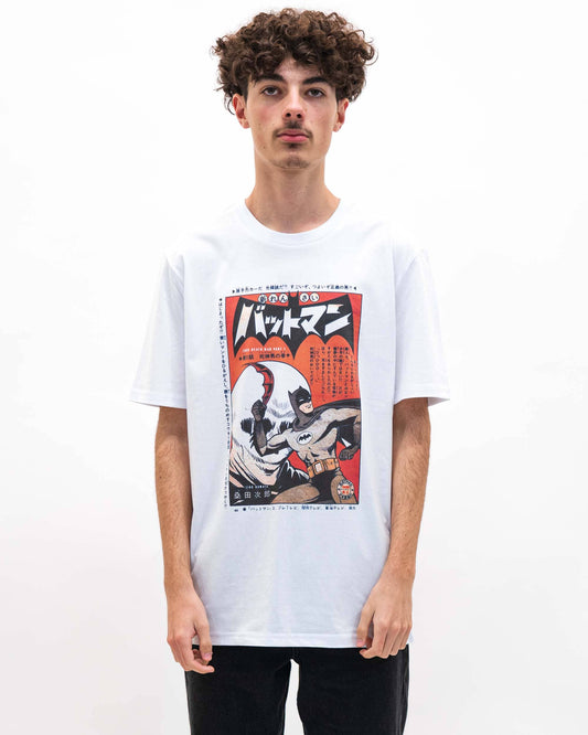 T-shirt Bat Manga in cotone biologico