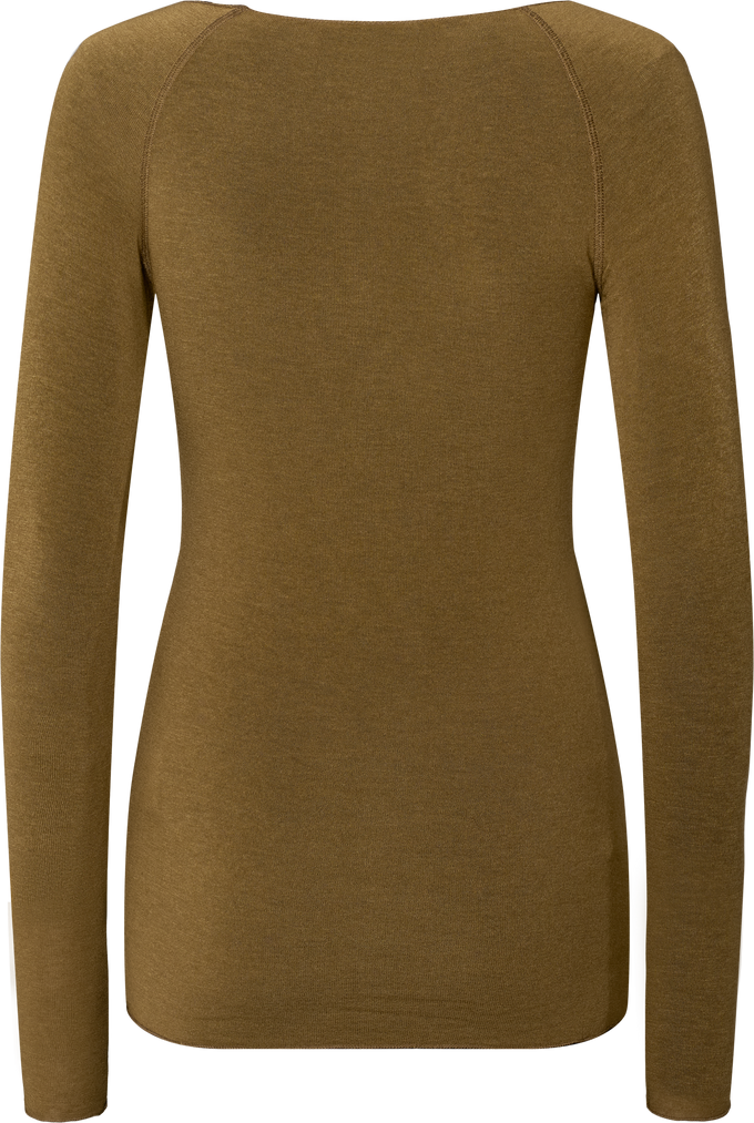 Maglia Amalie in misto lana con scollo a barca