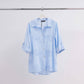 Camicia oversize in cotone ricamata