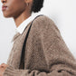 Maglione in lana a trecce