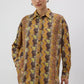 Camicia in popeline fantasia
