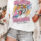 T-shirt oversize grafica “Heavens Are Roaring”