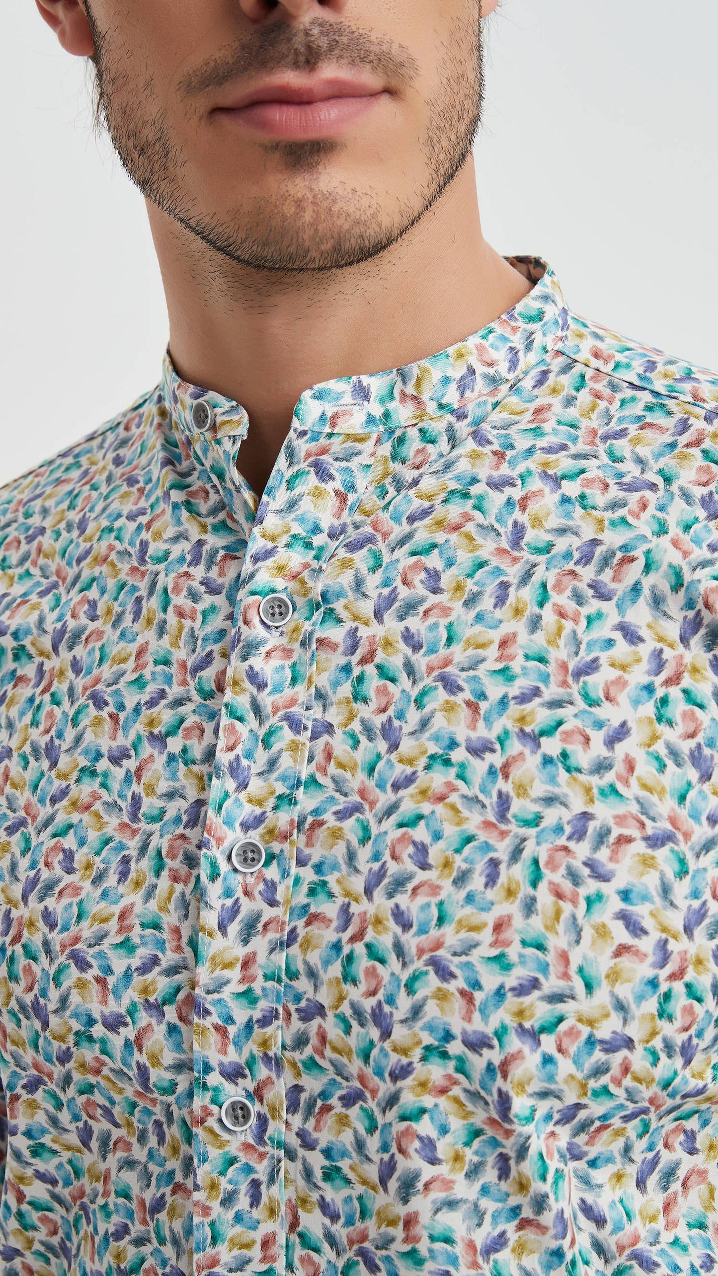 Camicia Premium con stampa digitale multicolor