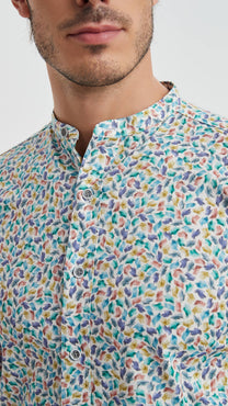 Camicia Premium con stampa digitale multicolor