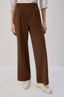 Pantaloni Scuba a Vita Elasticizzata