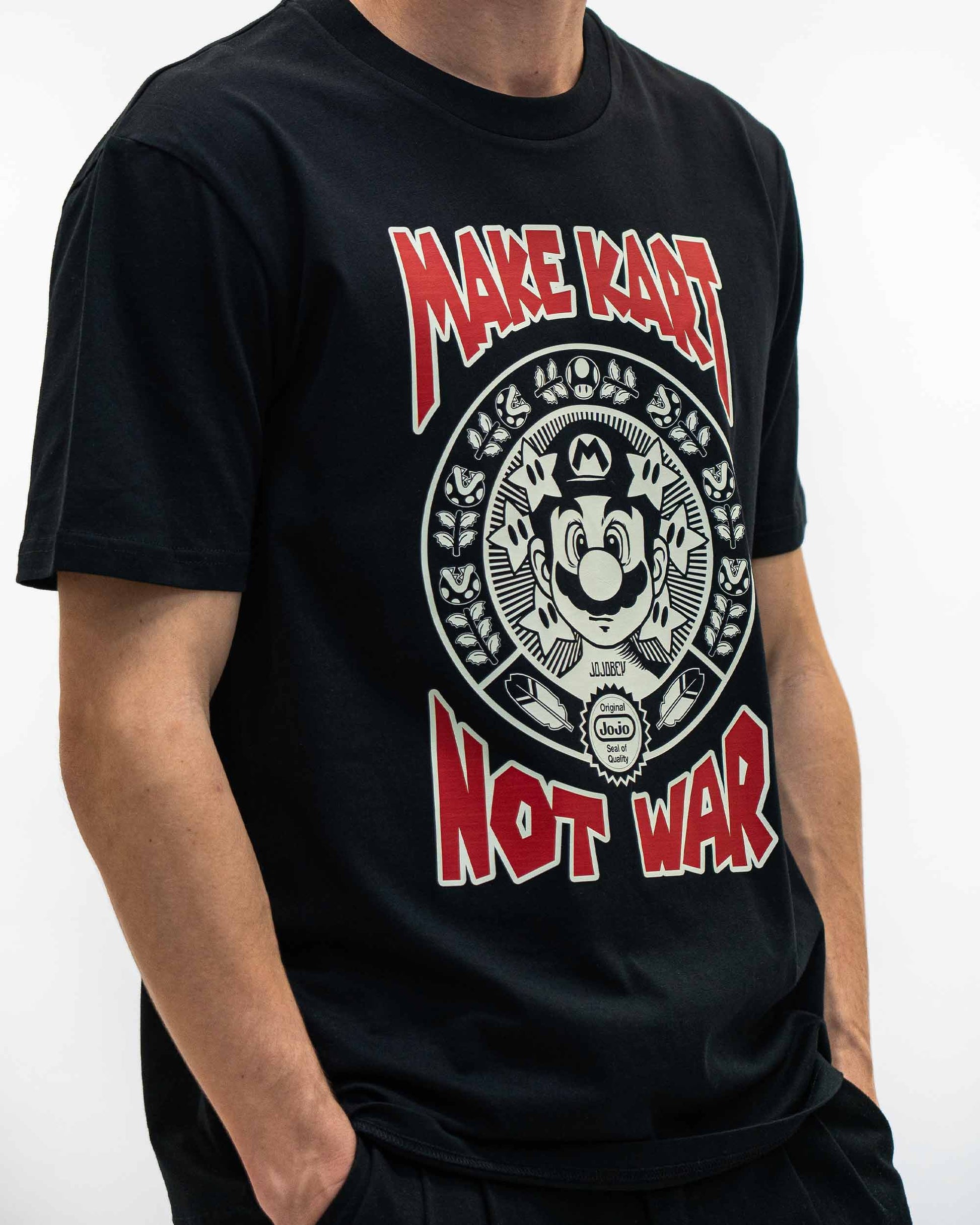 T-shirt unisex Mario Make Kart con stampa videogame